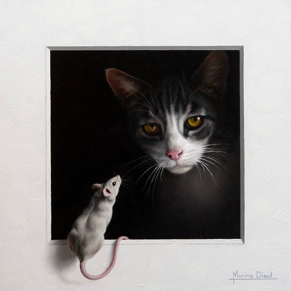 Животные в живописи Марины Диул (фото 2)