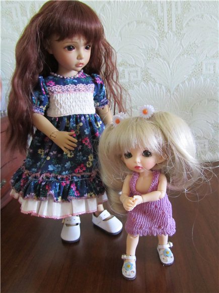 Аленка - модница. Кукла BJD