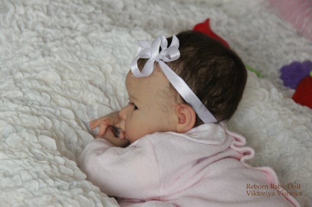 Девочка Кристочка... Куколка реборн Виктории Вишни