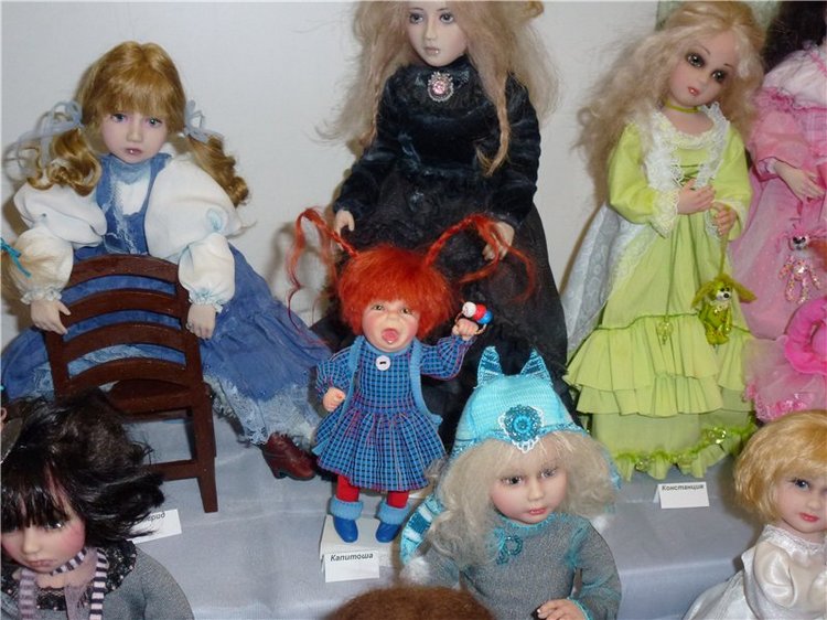 Авторские куклы Елены Коноваловой. Полимерная глина (фото 2)