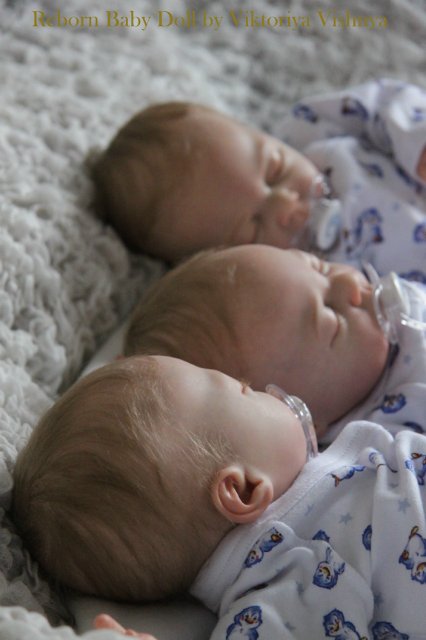Тройняшки Джошики... Куколки реборн Виктории Вишни