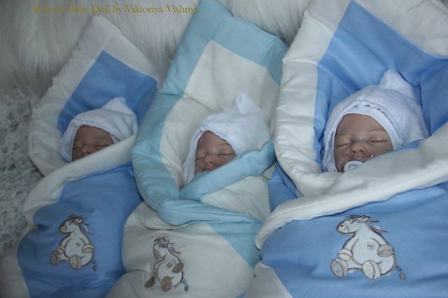 Тройняшки Джошики... Куколки реборн Виктории Вишни