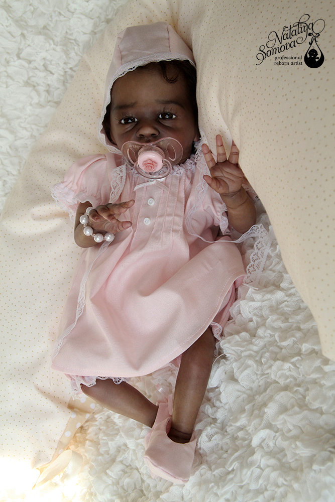 Эвелина. Шоколадка реборн Наталии Сомовой