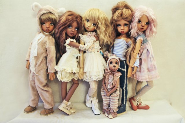 Моя нежная и очень красивая Руби и ее друг малыш медвежонок Тед