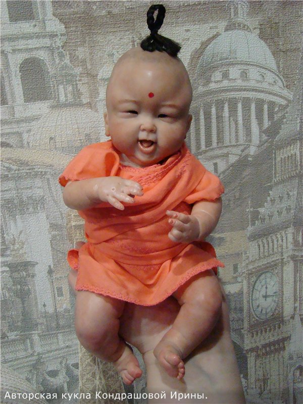 Малыш из Тибета. Авторская кукла Кондрашовой Ирины (фото 10)