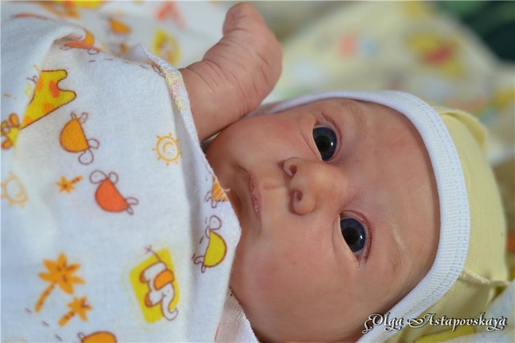 Кукла реборн Mathis от Gudrun Legler, художник Ольга Астаповская (фото 2)