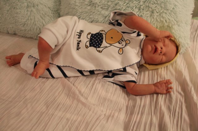 Спящий малыш реборн Мартин (фото 2)