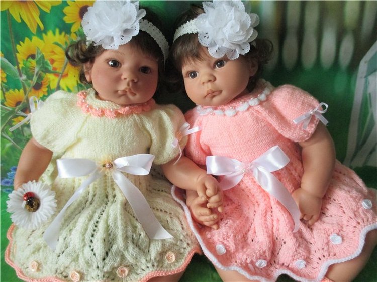 «Бутончик чайной розы»- моя новая работа ( для малышек Lee Middleton ,реборн и всеx подобныx малышек-очаровашек)