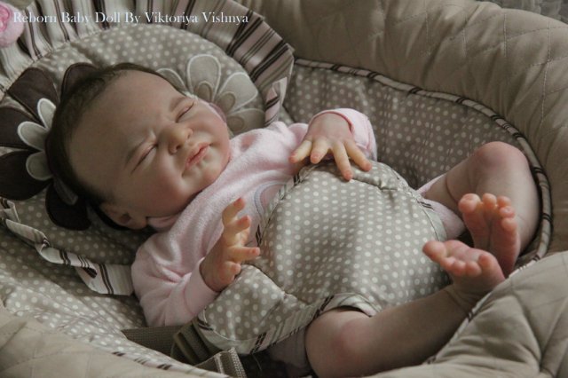 Наконец... представляю вам мою куколку... Реборн Виктории Вишни