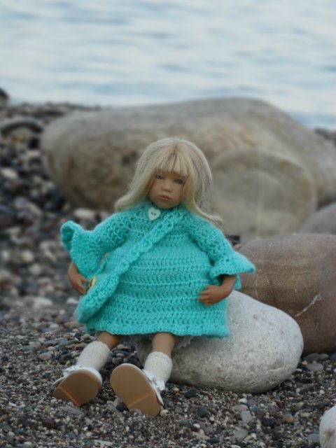 Бирюзовые зерисовки — Куклы Annette Himstedt (Аннетт Химстедт): коллекционные