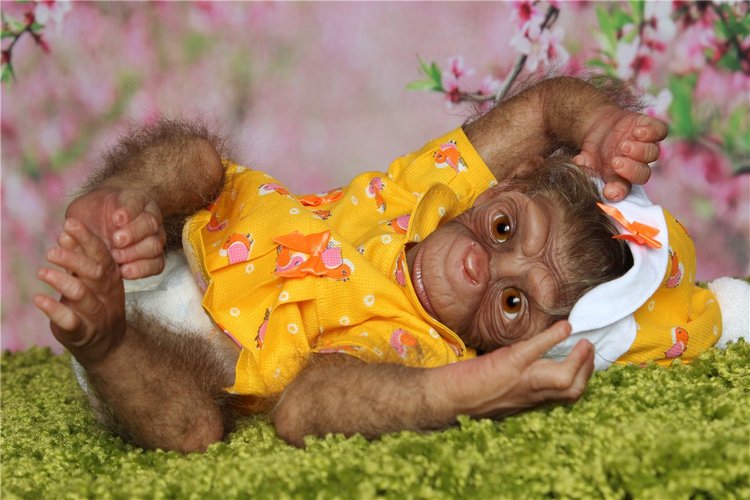 Мартышка номер два. Кукла реборн Светланы Преображенской