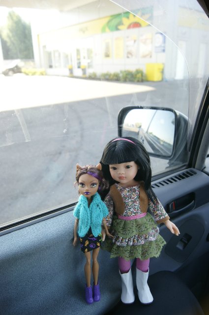 Как Лиу и Клодин за грибами ездили