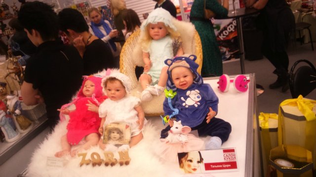 Ещё картинки с выставки... XI Международный Салон кукол на Тишинке в Москве 2015. Фото