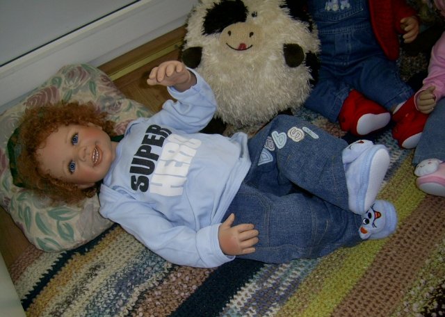 Команда в тапках: Тоська, Бабси, Розали. Коллекционные куклы (фото 3)