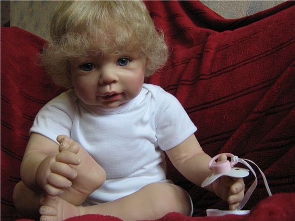 Маленькая красавица в розовом - кукла KITTY von Monika Levenig