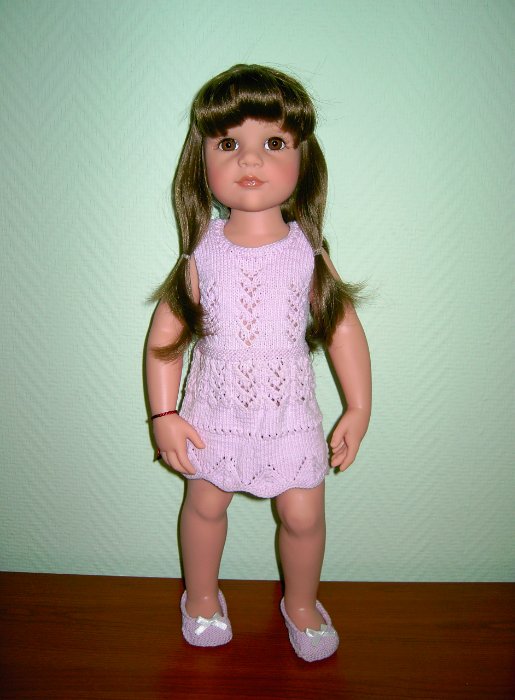 Обувь для кукол спицами. Схема вязания, мастер-класс