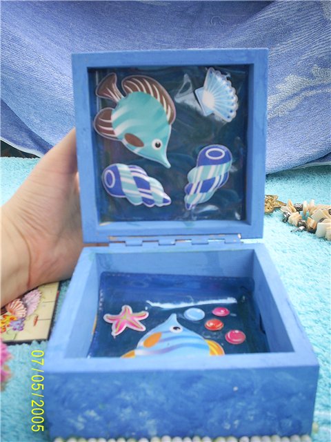 Шкатулка своими руками "Морское Дно" (фото 10)