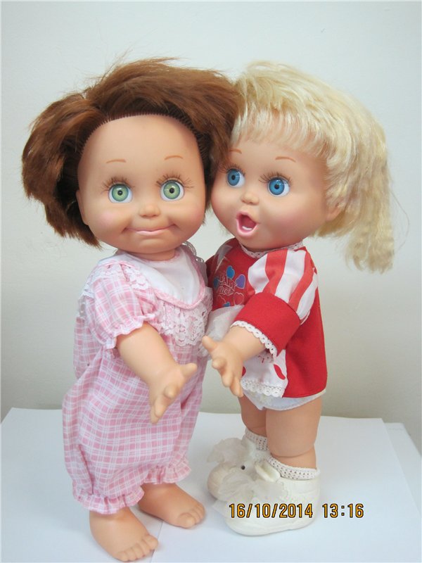 Сестрёнка приехала!!! Шери и Сьюзи - куколки Galoob baby face (фото 5)