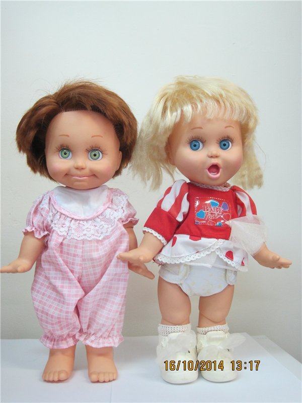 Сестрёнка приехала!!! Шери и Сьюзи - куколки Galoob baby face (фото 6)