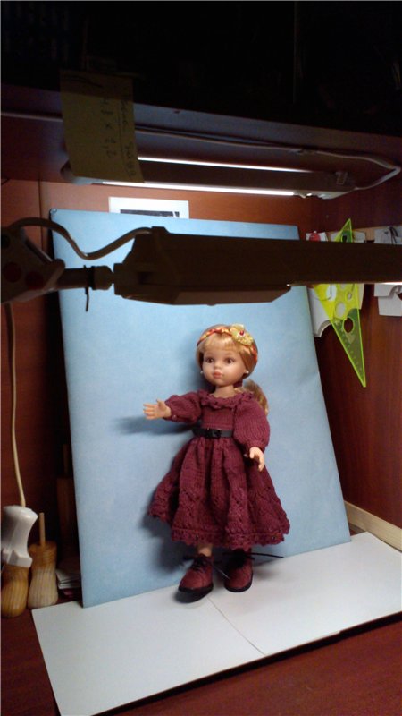 Просто платье для кукол Паола Рэйна