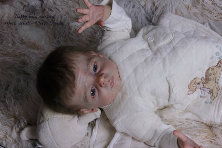 Моё предновогоднее чудо, моя Карлотта. Кукла реборн Олеси Венгер