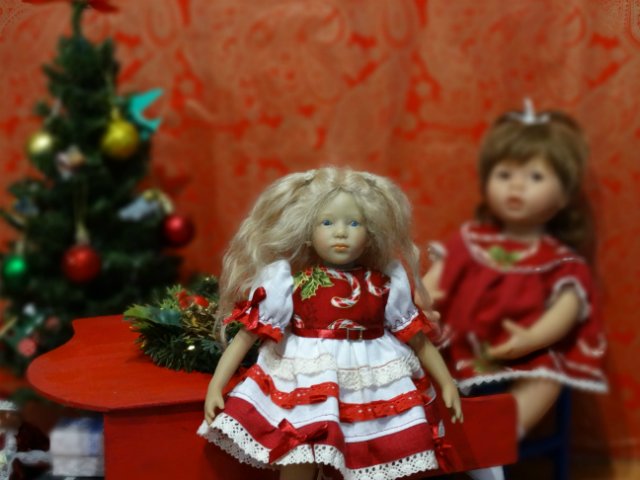 Ёлка в моём детском саду — Одежда и обувь для кукол своими руками: фото