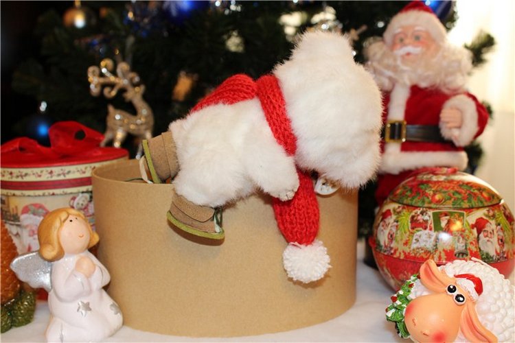 Рождественский Снежок! Авторский мишка Лены Белобородовой (фото 8)