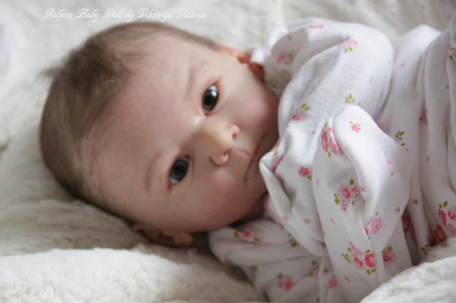 Моя малышка из нового молда Matis от Gudrun Legler. Куколка реборн Виктории Вишни (фото 10)