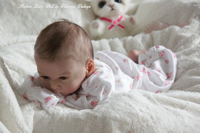 Моя малышка из нового молда Matis от Gudrun Legler. Куколка реборн Виктории Вишни