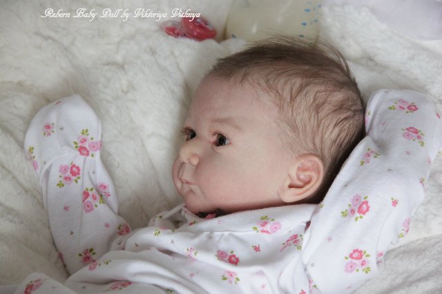 Моя малышка из нового молда Matis от Gudrun Legler. Куколка реборн Виктории Вишни