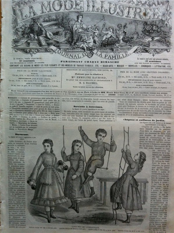 Журнал мод La Mode illustrèe (журнал для всей семьи) (фото 10)
