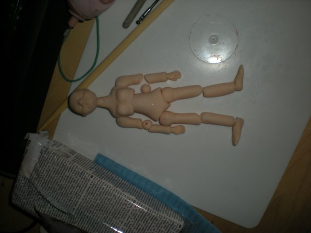 Очередная "моя первая шарнирная кукла" (фото 7)