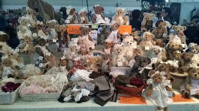 Выставка TEDDYBÄR TOTAL в Мюнстере 2015. Часть первая - мишечная. Фоторепортаж
