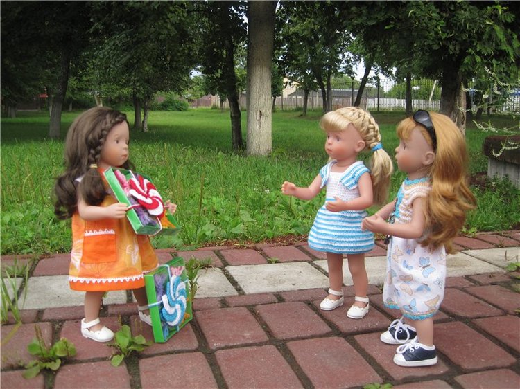 Тата, Анели и Лина! Куколки подружки Kathe Kruse | Бэйбики Тата, Анели и Лина! Куколки подружки Kathe Kruse (фото 8)