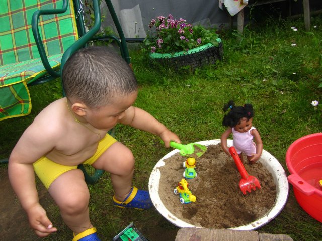 Мишельки на даче. Куклы Rosemarie Anna Muller