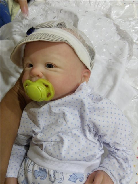 Томми улыбашка реборн. Второй подходик к этому замечательному молдику (фото 4)