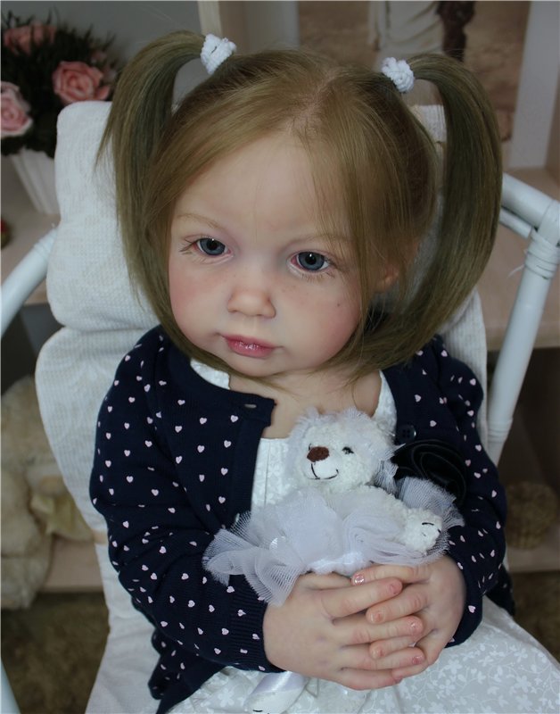 Ласковая Лиза. Кукла реборн Анастасии Гангало