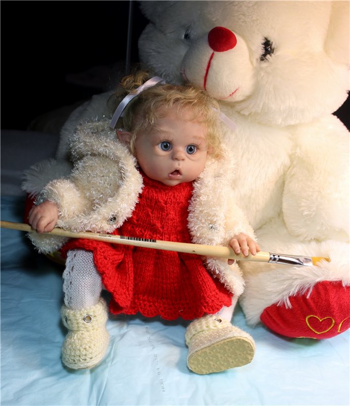 Кукла реборн. Мини Офелечка2 (фото 3)