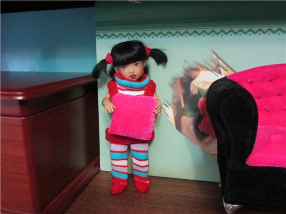 Маленькая история о маленькой девочке. Коллекционная кукла от Helen Kish (фото 7)