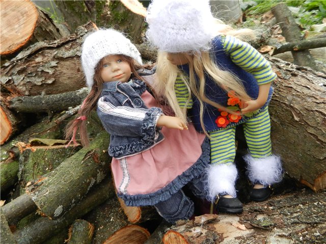 Мои крохотульки на природе. Клубные куколки от Аннет Химштед