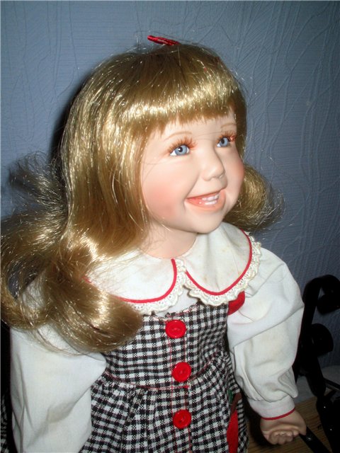 Чудо-улыбашка, фарфоровая кукла от Titus Tomescu (фото 2)