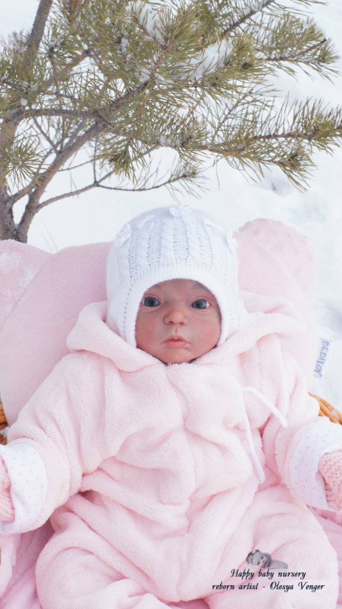 Моя любопытная кроха Лив. Кукла реборн Олеси Венгер