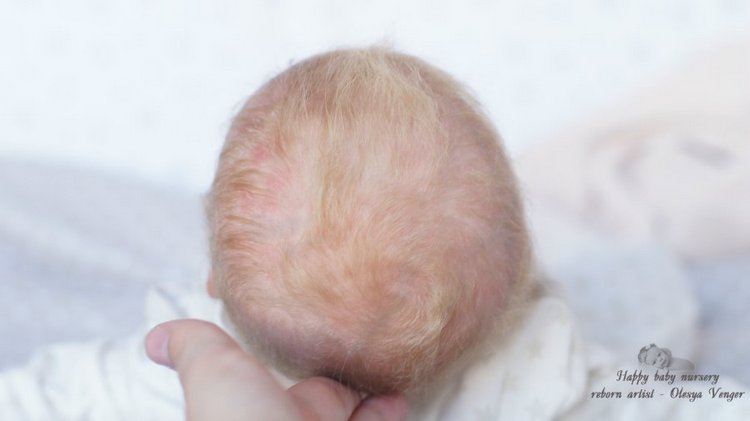 Златовласый малыш с глазами цвета незабудок. Мой Максюша, кукла реборн Олеси Венгер