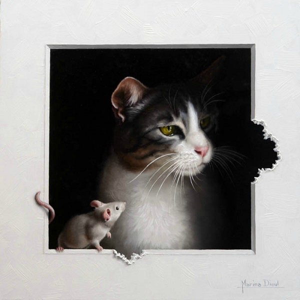 Животные в живописи Марины Диул