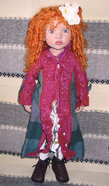 Приехала моя рыжая хитрущая девица Sandrjin, кукла от Zwergnase