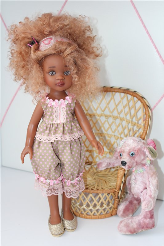 Еще одна переделочка. ООАК куклы Паоло Рейна. Мулатка (фото 6)