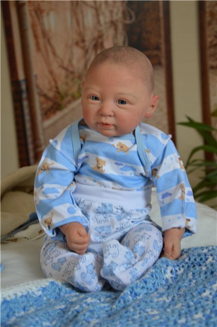 Малыш реборн с ямочкой — Куклы Реборн (Reborn): работы мастеров
