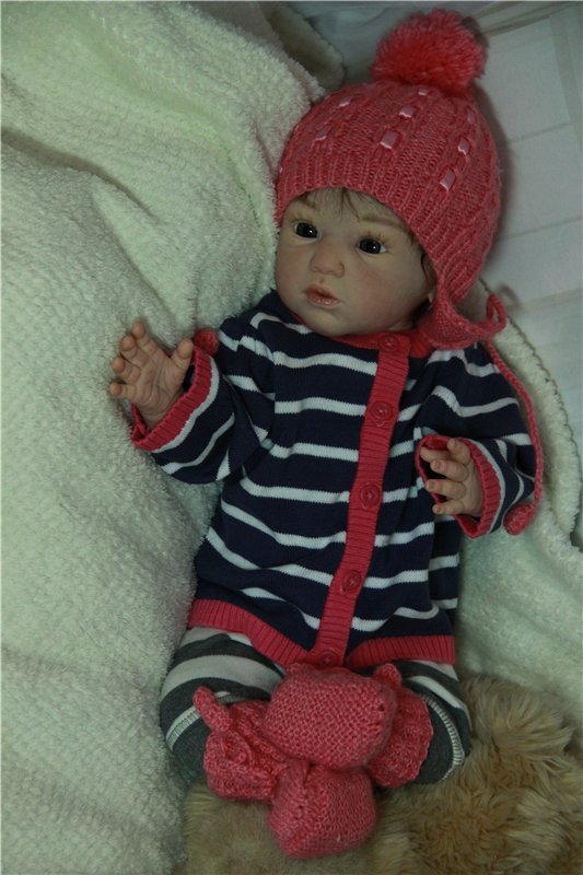 Малышка Карина. Куколка из молда Maike от Gudrun Legler