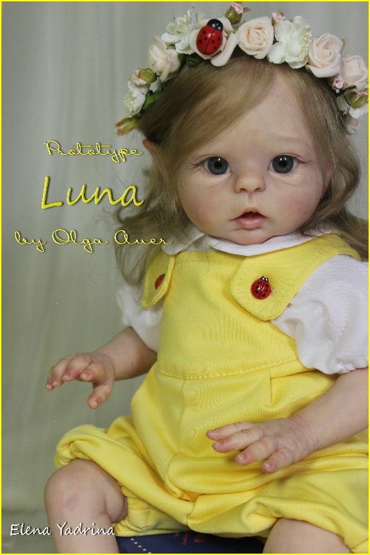 Моя Луна. Прототип Luna by Olga Auer. Куклы реборн Елены Ядриной