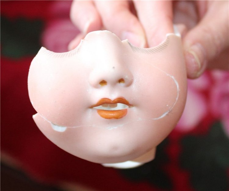 Ремонт антикварной куклы — Реставрация антикварных кукол: ремонт фарфора (фото 4)